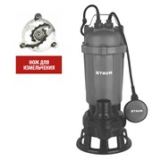 Насос погружной фекальный с ножом, чугун, 460 л/мин, напор 18м, глубина 8м, 1500Вт, STAVR НПД-1500ГВ 9050600770