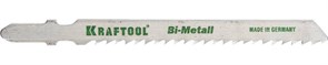 KRAFTOOL T127DF, EU-хвост., по мягкому металлу Bi-Met, шаг 3 мм, 75 мм, 2 шт, полотна для лобзика (159556-3) 159556-3