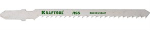 KRAFTOOL T227D, EU-хвост., по металлу HSS, фигурныйрез,шаг 3 мм, 75 мм, 2 шт, полотна для лобзика (159558-3) 159558-3