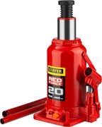 STAYER RED FORCE, 20 т, 242 - 452 мм, бутылочный гидравлический домкрат, Professional (43160-20) 43160-20_z01