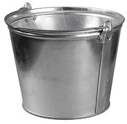 Ведро оцинкованное для непищевых продуктов, 12 л, шт 39300-12