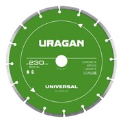 URAGAN UNIVERSAL 230 мм, диск алмазный отрезной сегментный (36705-230) 36705-230