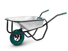 KRAFTOOL MAXDrive-1 110л, 260 кг, одноколесная, с трубным усилителем, кузов 0,9 мм, полиуретановое к, шт 39862