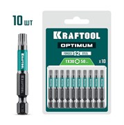 KRAFTOOL OPTIMUM TX 30, 50 мм, 10 шт, биты (26126-30-50-10) 26126-30-50-10