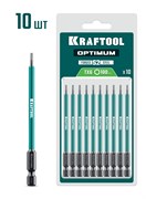 KRAFTOOL OPTIMUM TX 6, 100 мм, 10 шт, биты (26126-6-100-S10), шт 26126-6-100-S10