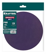 KRAFTOOL Giraffe NET 225 мм, Р180, сетчатый шлифовальный круг на липучке, без отв. (35654-180) 35654-180