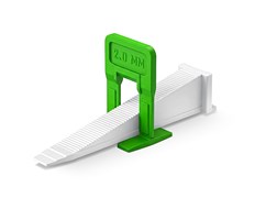 STAYER СВП TileFix, комплект: 2,0 мм, зажим + клин, 50 + 50 шт, система выравнивания плитки ″ворота″ (33843-H50) 33843-H50
