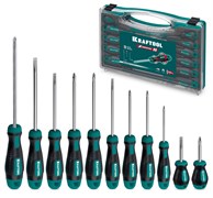KRAFTOOL X-Drive 11, 11 шт., в кейсе, набор отверток (25811) 25811