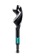 KRAFTOOL 3-Wave d22 мм, трехзаходное сверло по дереву с резьбовым центрующим острием (29513-22) 29513-22
