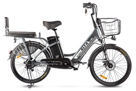 Электровелосипед Gelbert ALFA 2 PRO Серый-2933 0000379-2933