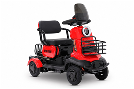 Электроскутер четырехколесный Rutrike Квадро Красный-3264 026356-3264