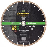 Диск алмазный CHAMPION универсальный PRO 400/25,4/10 iG5 (асфальт, гранит, железобетон) C1642