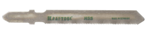 Полотна KRAFTOOL, T118G, для эл/лобзика, HSS, по металлу (0,5-1,5мм), EU-хвост., шаг 0,9мм, 50мм, 2ш
