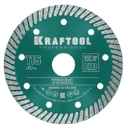 KRAFTOOL TURBO 115 мм (22.2 мм, 10х2.2 мм), алмазный диск (36682-115) 36682-115