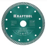 KRAFTOOL TURBO 150 мм (22.2 мм, 10х2.4 мм), алмазный диск (36682-150) 36682-150