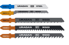 Набор полотен URAGAN, T101B, T101AO, T111C, T144D, T118A, по дереву и металлу, 5