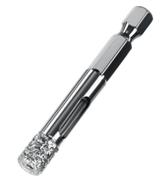 ЗУБР АВК d 8 мм (HEX 1/4″, 15 мм кромка), Вакуумное алмазное трубчатое сверло, Профессионал (29865-0
