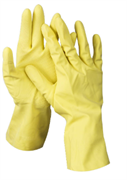 DEXX перчатки латексные хозяйственно-бытовые, размер L.