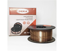 Проволока свароч. 0,8мм 1кг медн. ER70S-6  DEKA 047586