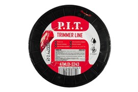 Леска для триммера квадрат P.I.T. 3LB 2,4 мм(ATML01-S243) ATML01-S243