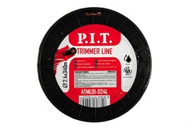 Леска для триммера двухцветная P.I.T. 3LB 2,4 мм(ATML01-D24L) ATML01-D24L