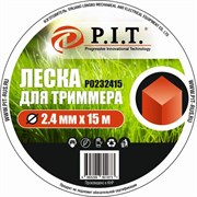 Леска для триммера P.I.T. Р0232415 (квадрат, 2,4мм х 15м) P0232415