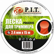 Леска для триммера P.I.T. Р0432415 (волна, 2,4мм х 15м) P0432415