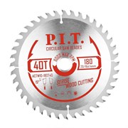 Диск пильный P.I.T. 180x20/16x1,4 мм 40T(ACTW10-180T40) ACTW10-180T40