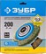ЗУБР 200 мм, витая стальная латунированная проволока 0.3 мм, щетка дисковая для УШМ, Профессионал (35186-200) 35186-200_z01