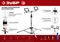 ЗУБР 1.6 м, телескопический штатив для 2х прожекторов, Профессионал (56932) 56932