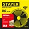 STAYER Optima, 190 x 30/20 мм, 36Т, оптимальный рез, пильный диск по дереву (3681-190-30-36) 3681-190-30-36_z01