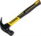 STAYER Hercules-M, 450 г, молоток-гвоздодёр столярный с фиберглассовой рукояткой, Professional (2027-450) 2027-450_z01