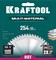 KRAFTOOL Multi Material, 254 х 30 мм, 80Т, пильный диск по алюминию (36953-254-30) 36953-254-30