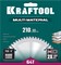 KRAFTOOL Multi Material, 210 х 30 мм, 64Т, пильный диск по алюминию (36953-210-30) 36953-210-30