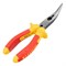 Длинногубцы изогнутые Insulated, 160 мм, двухкомпонентные рукоятки Matrix Professional 17472