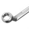 Ключ накидной коленчатый, 14 х 15 мм, хромированный Sparta 147535