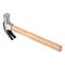 Молоток-гвоздодер, 450 г, боек 27 мм, деревянная рукоятка Sparta 104205