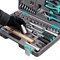 Набор инструментов, 1/2", 1/4", CrV, пластиковый кейс 76 предметов Stels 14104