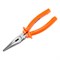 Длинногубцы Classic,180мм,прямые шлифованные,пластмассовые рукоятки// Sparta 17159