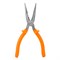 Длинногубцы Classic,200мм,прямые шлифованные,пластмассовые рукоятки// Sparta 17163