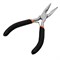 Длинногубцы Mini, 130мм, никелированные, прямые, авторазжим//Sparta 17820
