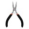 Длинногубцы Mini, 130мм, никелированные, прямые, авторазжим//Sparta 17820