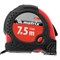 Рулетка Status Magnet fixation,7,5 м х 25 мм,обрезиненный корпус,зацеп с магнитом Matrix 31031