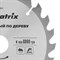 Пильный диск по дереву, 200 х 32 мм, 24 зуба, кольцо 30/32 Matrix Professional 73261