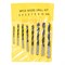 Набор сверл по дереву, 3-4-5-6-7-8-9-10 мм, 8 шт, цилиндрический хвостовик Sparta 702125