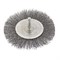 Щетка для дрели 100 мм, плоская со шпилькой, витая проволока Сибртех 744507