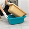 Таз пластмассовый прямоугольный 25 л, бежевый, Home Palisad 929925