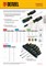 Отвертка SL3х75 мм, CrV, трехкомпонентная рукоятка Denzel 12188