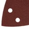 Треугольник абразивный на ворc. подложке под "липучку", перф., P 120, 150х150х100 мм, 5 шт. Denzel 738627