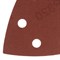 Треугольник абразивный на ворc. подложке под "липучку", перф., P 320, 150х150х100 мм, 5 шт. Denzel 738677